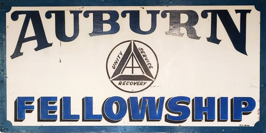 Auburn Fellowship sign